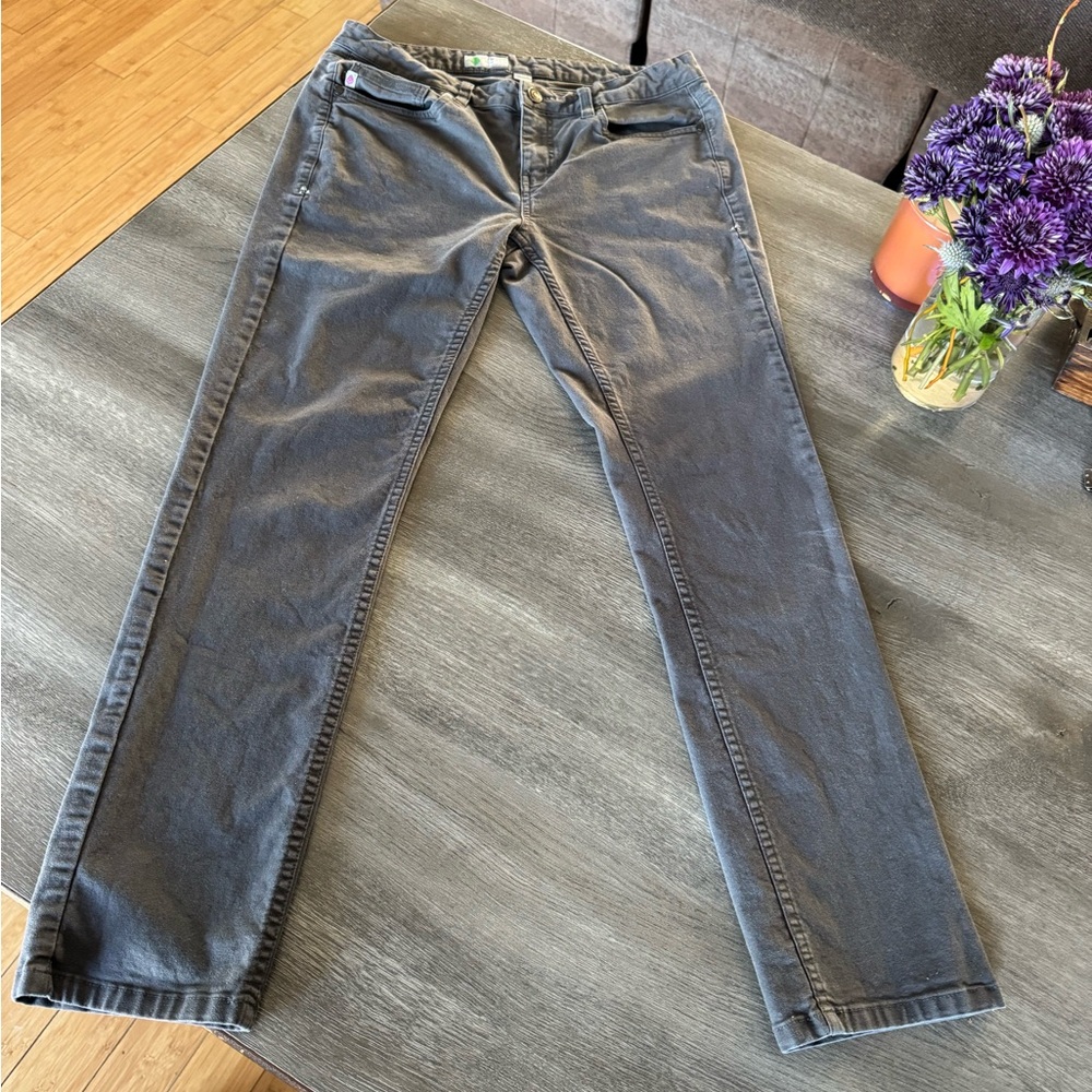 Stio Woman’s Rivet Canvas Pant Grey Sz 10 Regular